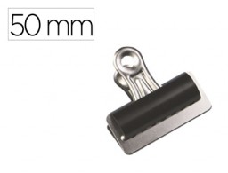 10 pinzas metálicas Q-Connect pala fija 50mm.